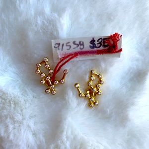 Johnny Was Gold Constellation Earrings
